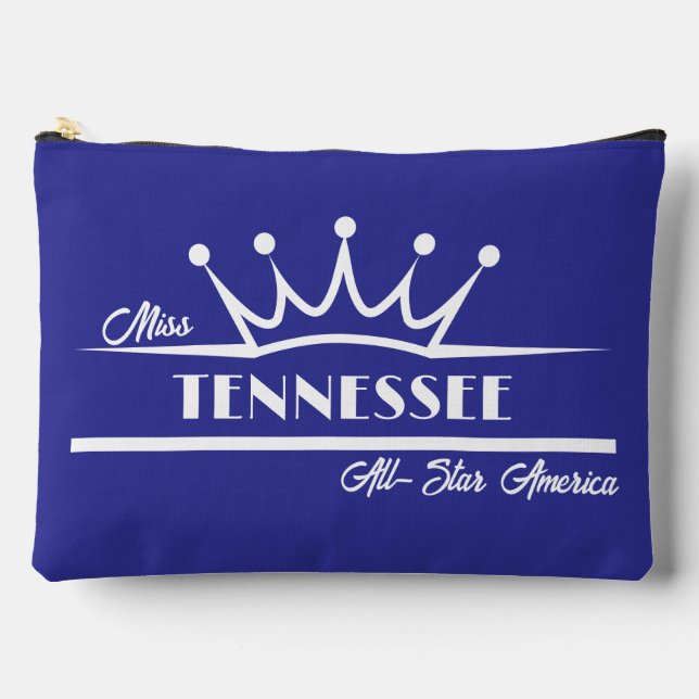 Couronne personnalisée | Sac à poche Pageant Pocke (Recto)