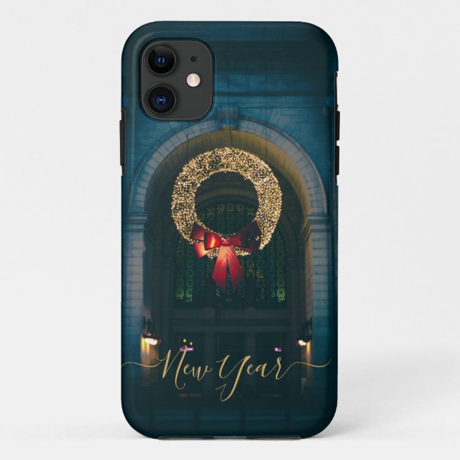 couronne pour coques iphone de Noël (Dos)