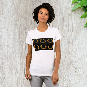 Couronnes de laurier dorées T-Shirt pour femmes