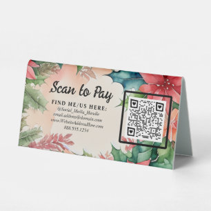 Courrier de Noël SIGNE DE Paiement QR Petite entre