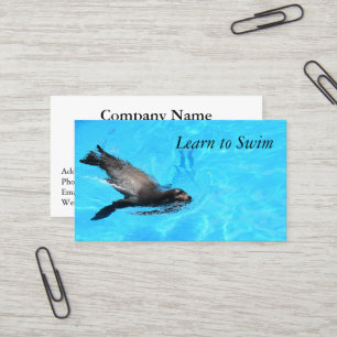 Cours de natation Carte de visite
