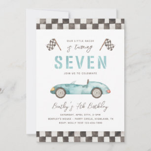 Course 7e anniversaire Invitation   Invitation de 