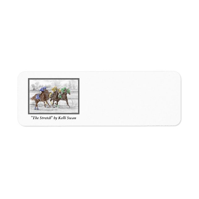 Course à trois chevaux - Cou et Cou (Devant)