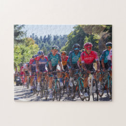 Course à vélo dans un tour du monde Jigsaw Puzzle
