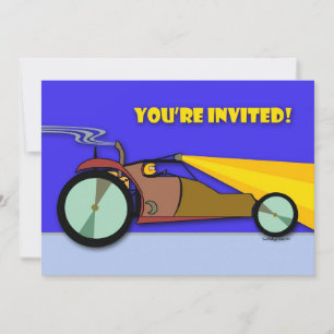 Course Anniversaire Invitation de fête, Dune Buggy