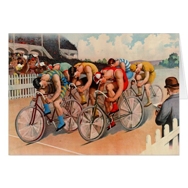 Course de bicyclette 1895 (Devant horizontal)