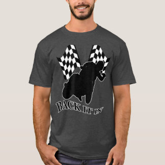 Course de moto Les T-shirts de piste plat