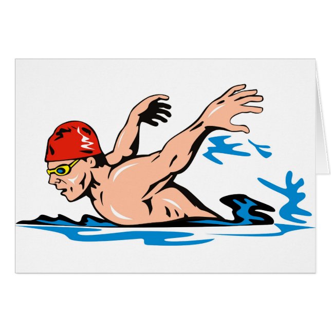 course de papillon de style libre de natation de (Devant horizontal)