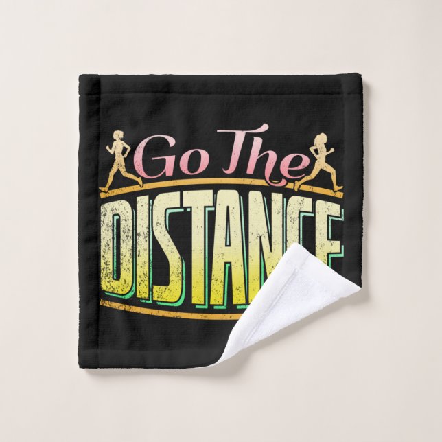Course longue distance pour femmes - Marathon Runn (Gant de toilette)