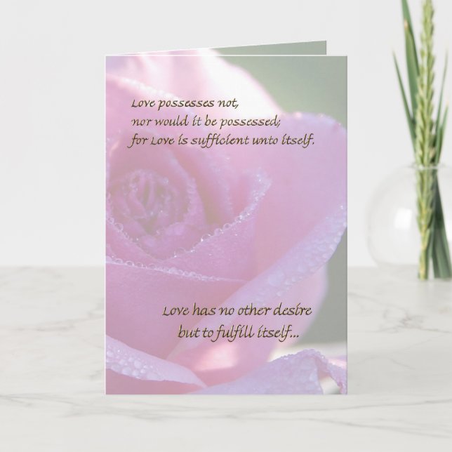 Course of Love 4 Card (Front)