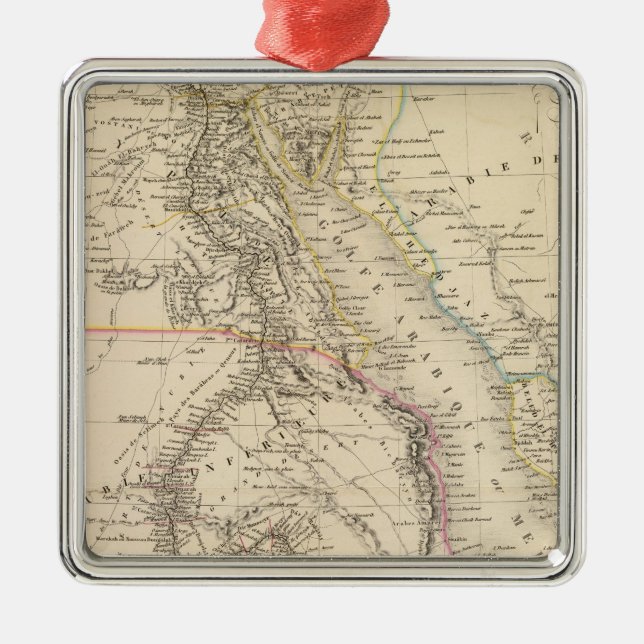 Course of the Nile Metal Ornament (Front)