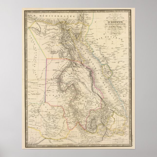 Course of the Nile Poster (Front)