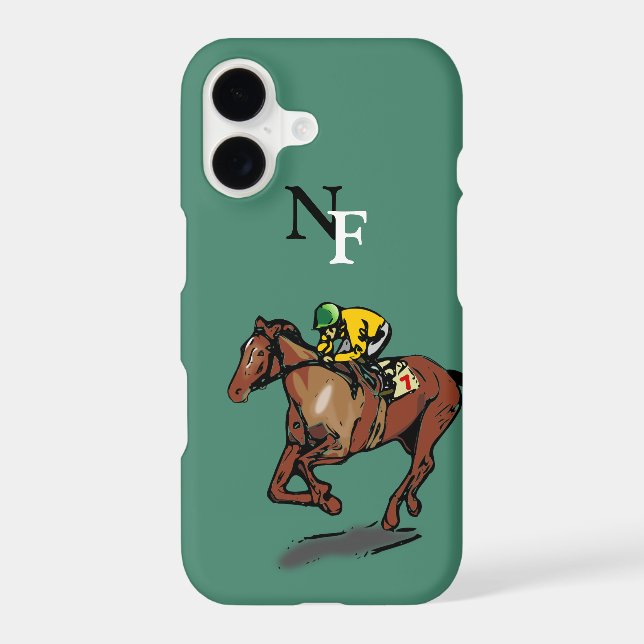 Courses de chevaux Monogrammé (Verso)