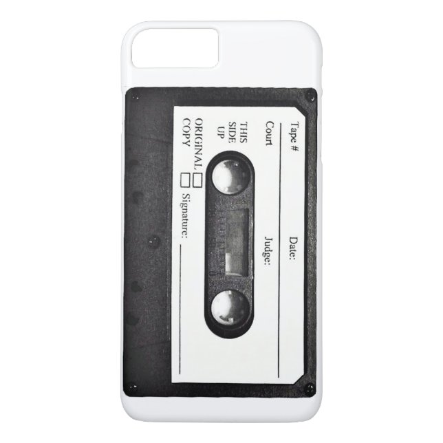 Court Cassette Tape Case (Back)