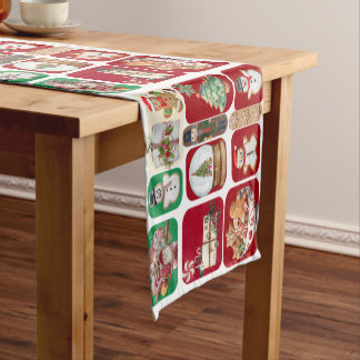Court Chemin de table de Noël 