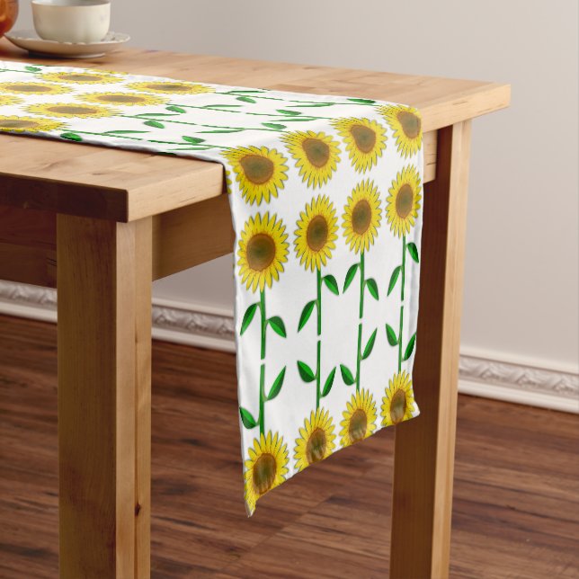 Court Chemin de table décoratif tournesol de style campa (In Situ)