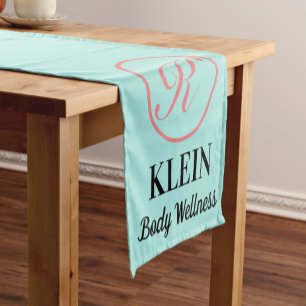 Court Chemin de table personnalisé avec votre logo et te