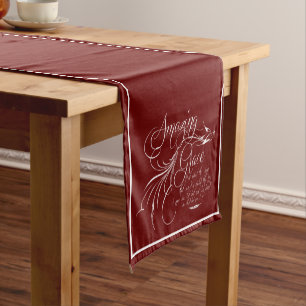 Court Grâce merveilleuse Petit chemin de table