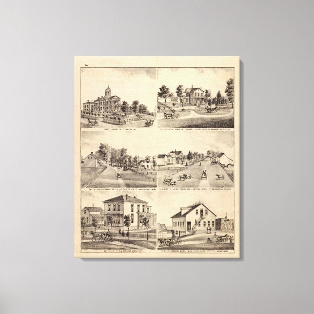 Court House of Stillwater, Minnesota Canvas Print (Front)