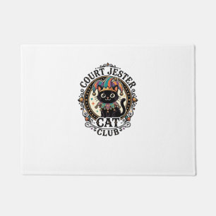 Court Jester Cat Funny Cat Lover Design - Court Je Doormat