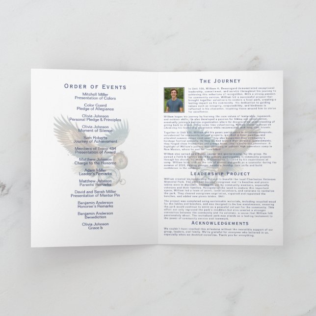 Court of Honor Program (Inside)