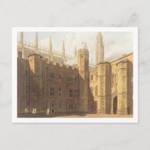 Court of King's College, Cambridge, from 'The Hist Postcard