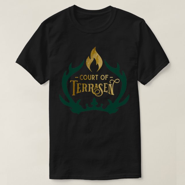 Court of Terrasen Throne of Glass T-Shirt (Design Front)