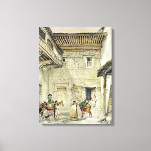 Court of the Mosque (Patio de la Mesquita), from ' Canvas Print