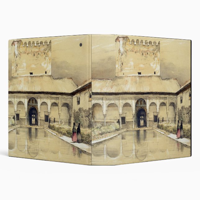 Court of the Myrtles (Patio de los Arrayanes) and Binder (Background)