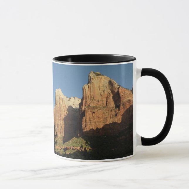 Court of the Patriarchs I at Zion National Park Mug (Right)