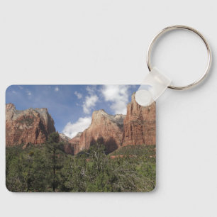 Court of the Patriarchs II at Zion National Park Keychain