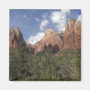 Court of the Patriarchs II at Zion National Park Magnet