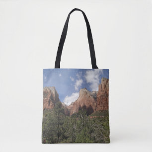 Court of the Patriarchs II at Zion National Park Tote Bag