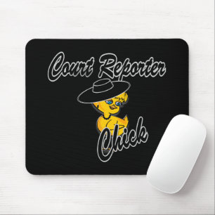Court Reporter Chick #4 Mouse Pad