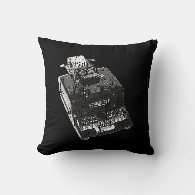 Court Reporter Pillow (Front)
