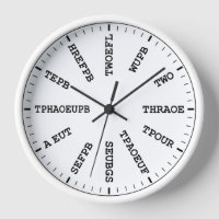 Court Reporter Steno Stenography Clock