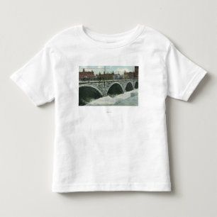 Court Street Bridge and Genesee at High Water Toddler T-shirt