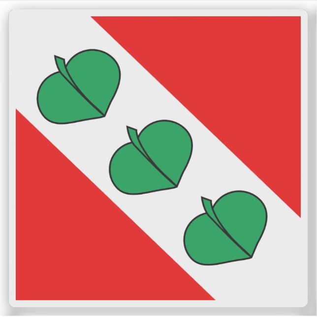 Courtelary district flag, Switzerland (Front)