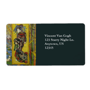 Courtesan after Eisen by Vincent Van Gogh