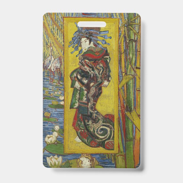 Courtesan by Van Gogh Badge (Front)
