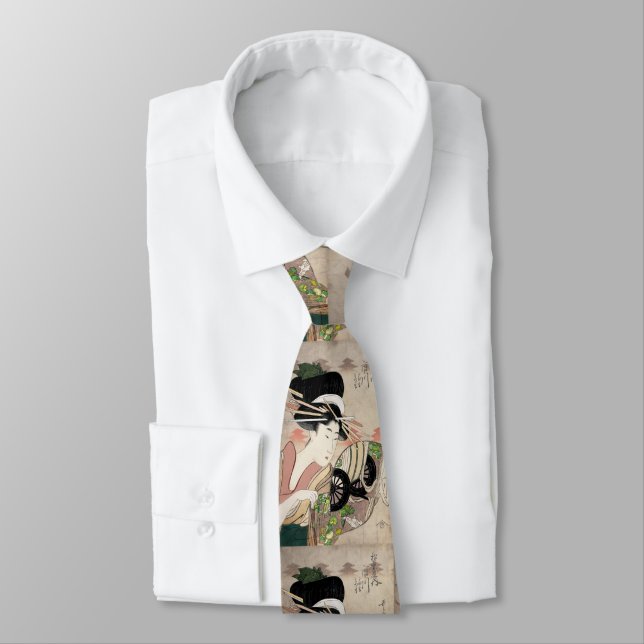 Courtesan Ichikawa of Matsuba Establishment Tie (Tied)