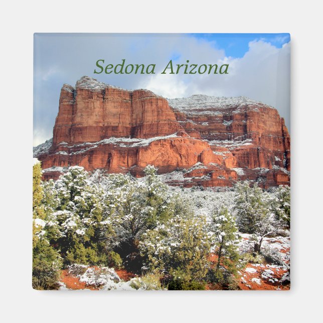 Courthouse Butte, Sedona Arizona Magnet (Devant)