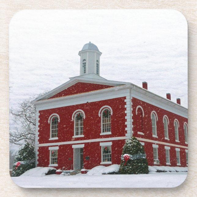 Courthouse Snow Coaster (Front)