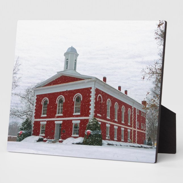 Courthouse Snow Plaque (Side)