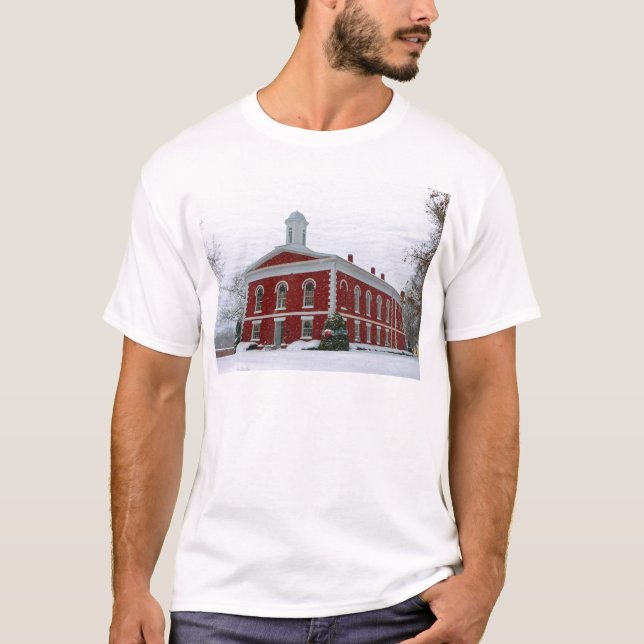 Courthouse Snow T-Shirt (Front)