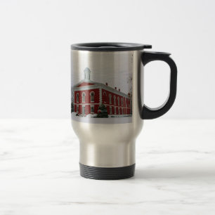 Courthouse Snow Travel Mug
