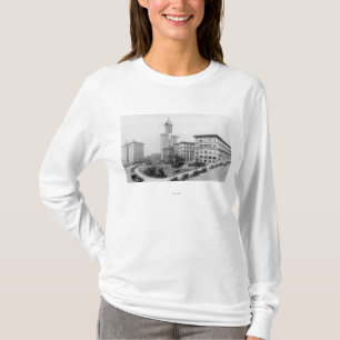 Courthouse Square and Smith Tower in Seattle T-Shirt