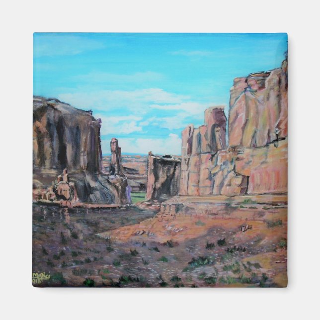 Courthouse Towers - Magnet (Front)