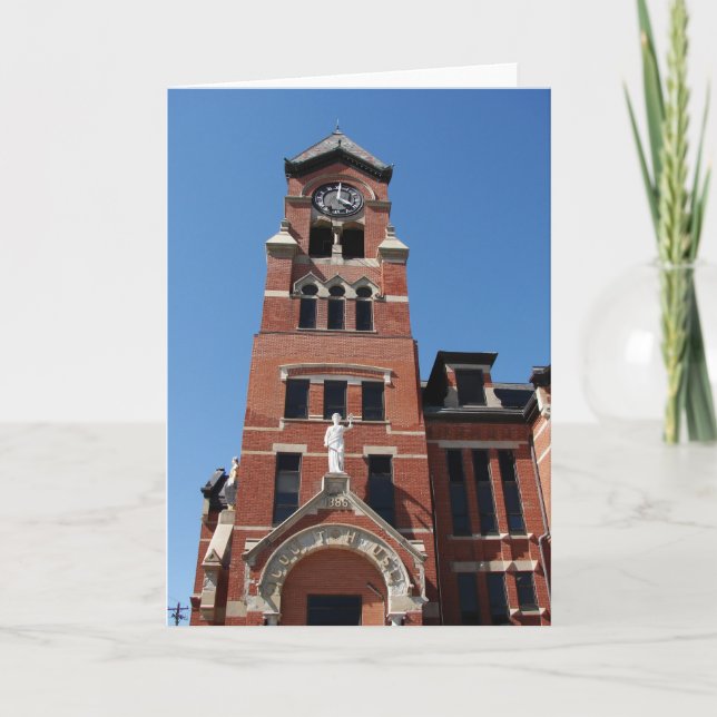 Courthouse Washington, Iowa Card (Front)