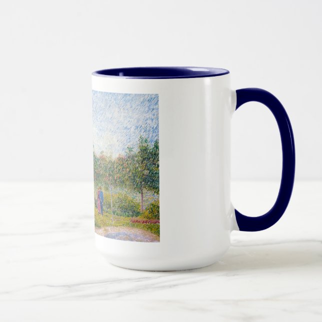 Courting Couples in the Voyer d'Argenson Park Gogh Mug (Right)
